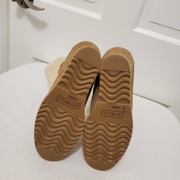 Atwell Crawford Wedge Booties Size 8, Casual, Stylish, Warm, Light Brown - Picture 10 of 13